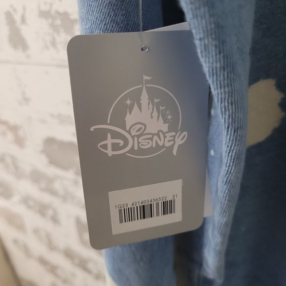 Disneyland Adult Size XL Bleach Spotting Design Long Sleeve Spirit Jersey New - Picture 5 of 5